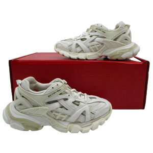 Balenciaga Track 2 Shoes Kids Size 12 White Chunky Athletic Sneakers 690494 1Q2